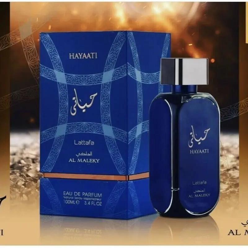 Lattafa Hayaati Al Maleky Eau de Parfum Spray for Men, 3. 4 Ounce