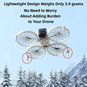 Drone Landing Gear Extension Rear Stand, Gimbal Protecting Cover, Essential Drone Accessories Pair, Enhances Stability & Safety