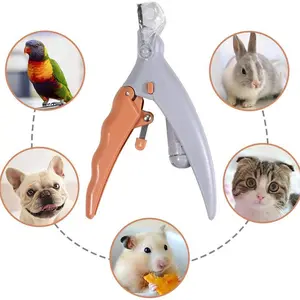 Professional LED Pet Nail Trimmer - Ergonomic Design for Precise Safe Cutting Essential Grooming Kit