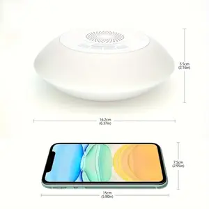 Wireless Speakers with Colorful Lights - Portable Pool Speaker Floating with 8 Modes - Built-In Mic HD Stereo Sound Hands-Free Wireless Hot Tub Speaker for Shower Home Outdoor
