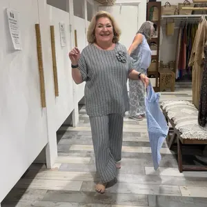 Lino/Algodon Set - One Size Fits XS-L - Comfortable and Stylish for Everyday Wear