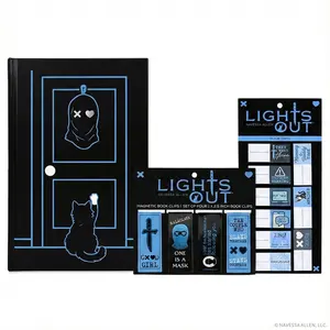 Lights Out Reading & Journaling Bundle (Journal, Annotation Book Flags & Magnetic Bookmarks)
