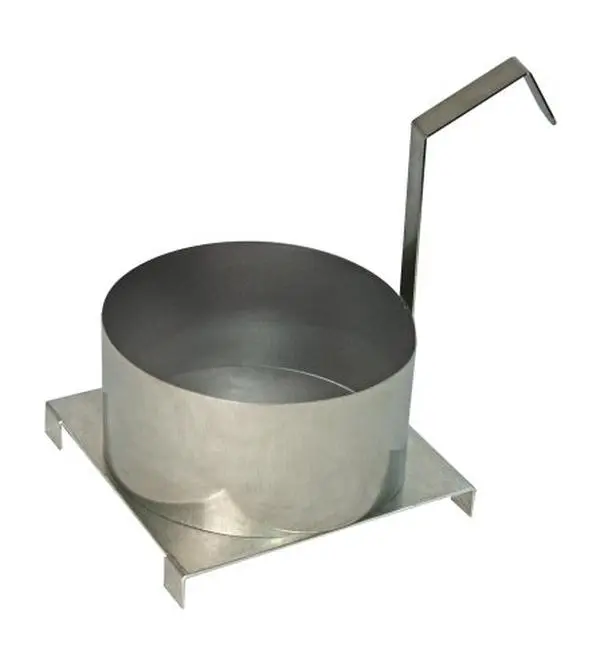 Paragon Adjustable 8 in. Funnel Cake Mold Ring with Base Plate, Kitchen Bakeware Baking Utensil