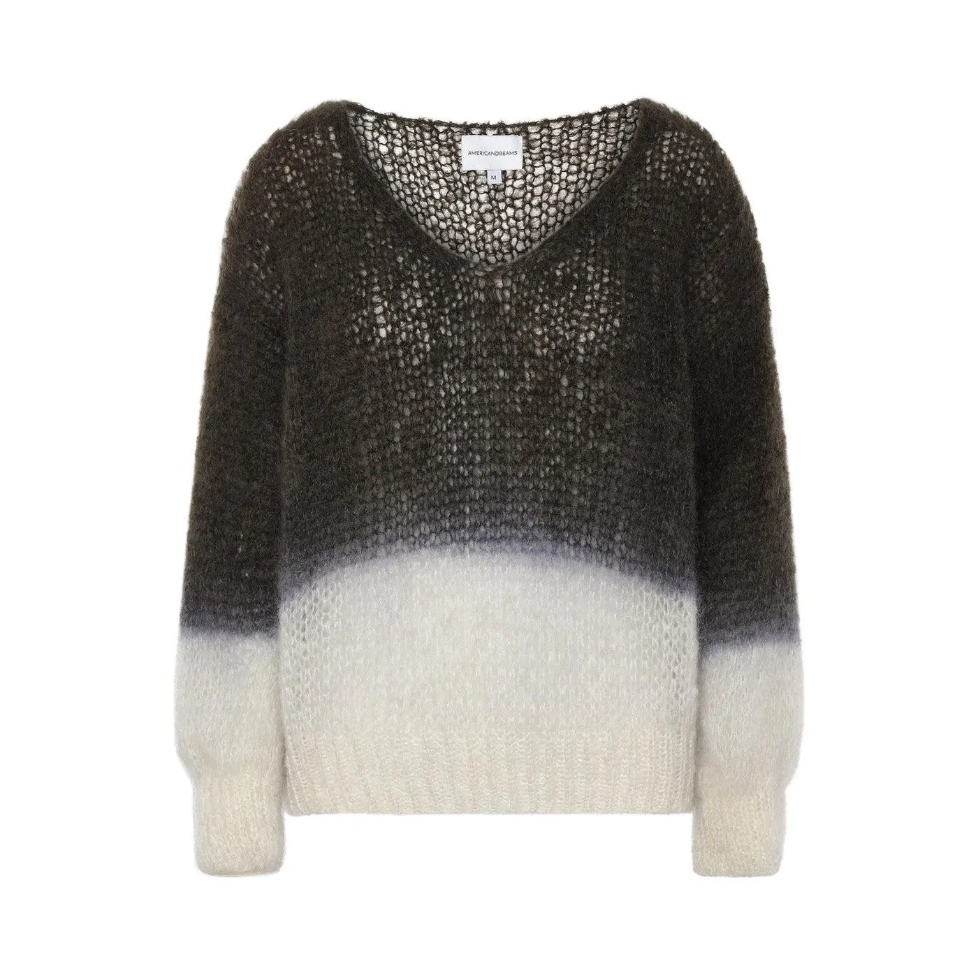 Milana 2-Colored LS Mohair Knit
