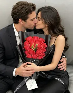 Roses Bouquet Artificial Flower 18 EternasRosas Preserved Rose Bouquet Unique Giftfor Birthday Mother's Day Valentine's Day Thanksgiving Christmas Anniversary