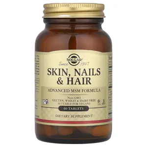 Solgar Skin, Nails & Hair, Advanced MSM Formula, 60 Tablets