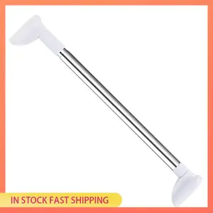 AA05 Punch-Free Telescopic Clothing Rod Extendable Stainless Iron Curtain Pole Easy Installation For Diy Space