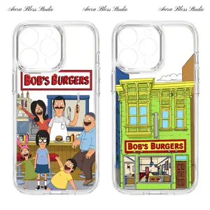 Hot Funny Cartoon BobS Burgers Phone Cases For iPhone 17 Promax Air 16 15 14 Pro Max Plus 13 12 11 Transparent Soft Shockproof Protective Cover Gifts For Birthday HolidayTPU