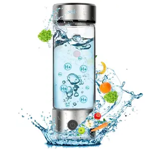 Hydrogen Water Bottle Generator, Portable Rechargeable aquahealth Hydrogen Water, Hydrogen Water Ionizer Machine, with SPE/PEM Technology, for Home Office Travel Fitness Drinking