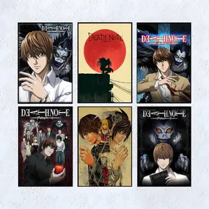 Death Note Anime Merch Wall Decor Movie Posters Anime Stuff Teen Boy Dorm Room Bedroom Decoration Artistic dopamine decor
