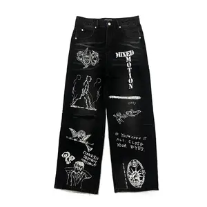 Mixed Emotion- Canvas Denim - Black