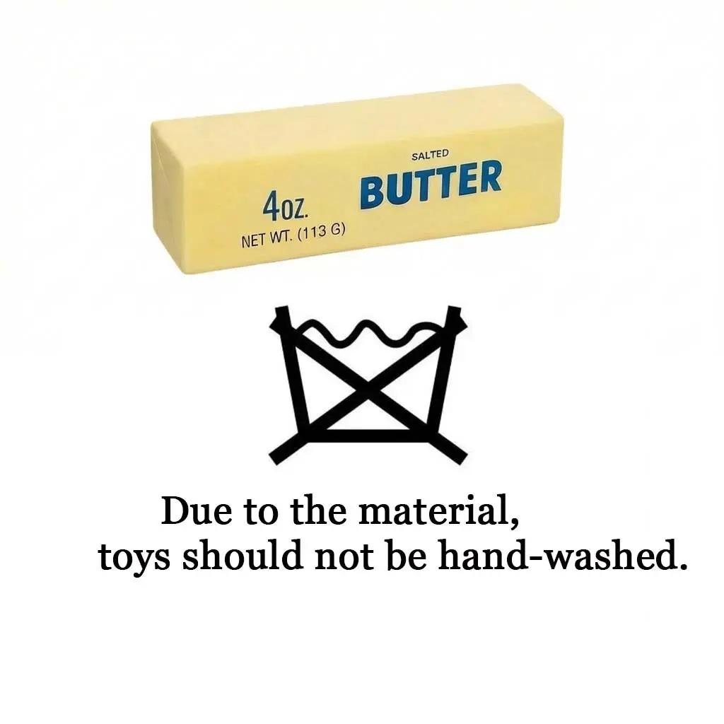 New ultra-soft, slow-rebound butter stick stress-relievingsqueeze toy -a stress-relieving toy that mimics real foodmodels, unique and fun-Fidget Squishy Toy Stress ReliefFidgeting, Desk Stress Relief, Decompression Squeeze