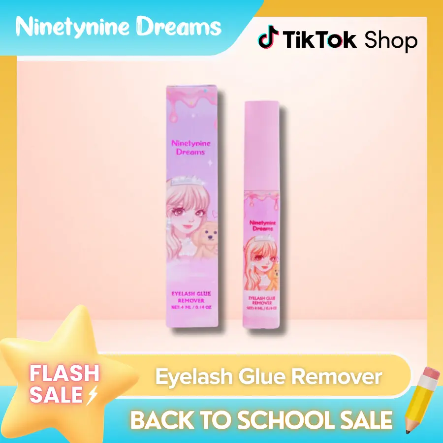 Ninetynine Dreams Eyelash Glue Remover | Oil-Based Gentle Formula — Instantly Dissolves Bond & Seal, Daily Lash Glue, Strip & Cluster Lashes  Removes Everything Quickly & Gently