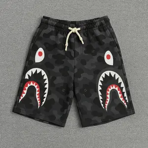 BAPE Shark Galaxy Shorts – iconic streetwear piece with bold shark design, thick cotton comfort & unisex fit. Style meets attitude in every stitch!