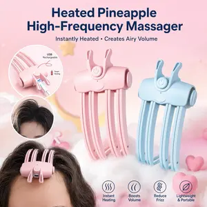 Rechargeable Wireless Heated Volumizing Comb, New Root-Lifting & Crown-Boosting Personal Care Styling Tool for Seamless Volume