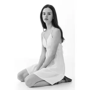 H&M Open-back muslin dress