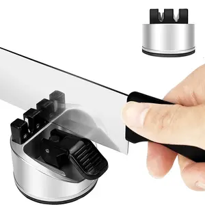 2026 New Hands Free Knife Sharpener ,Pocket Knife Sharpeners with Suction Base,For All Knives,Kitchen Knives Accessories Gadget