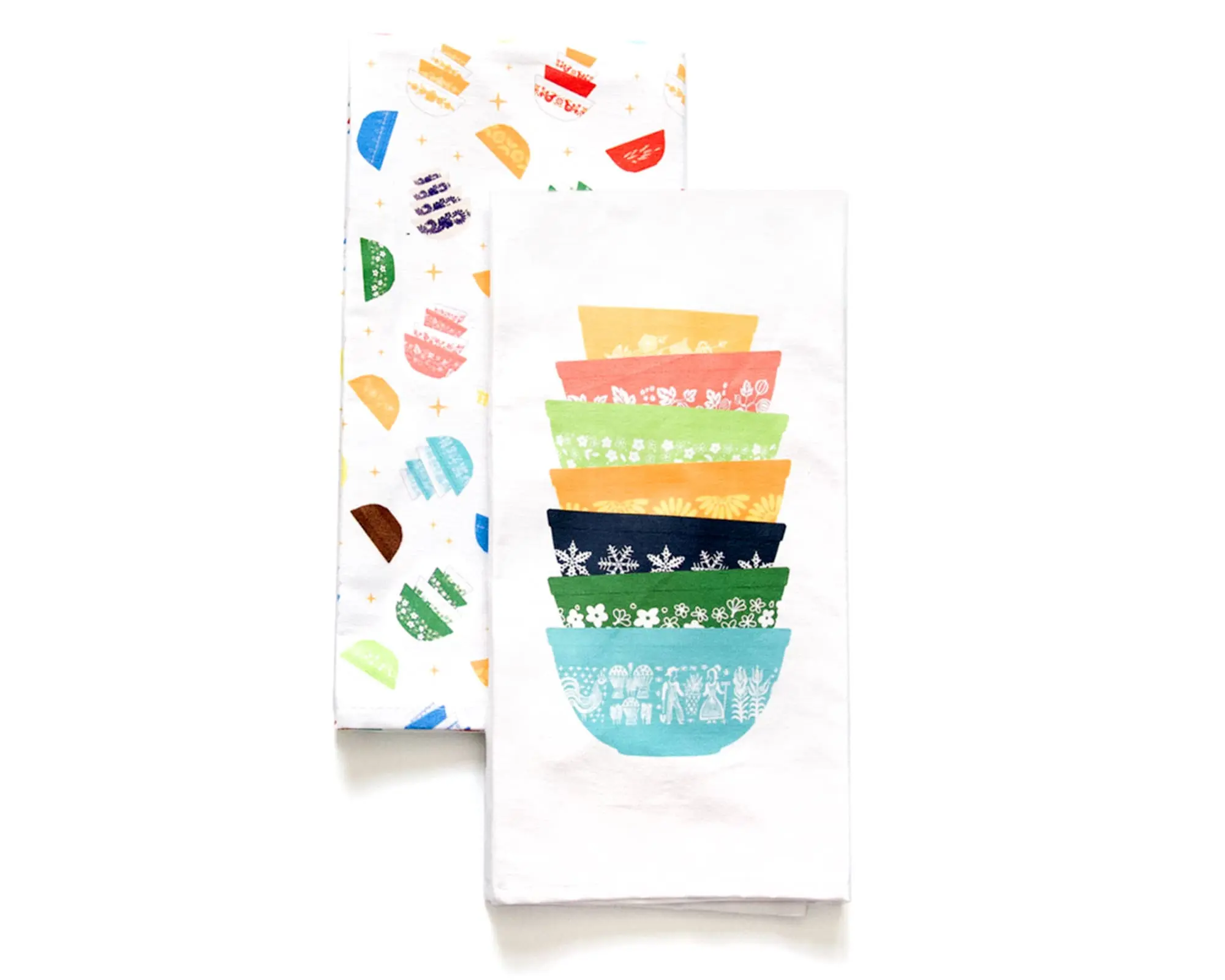 Pyrex-Inspired Sparkle Tea Towel – Retro Kitchen Gift