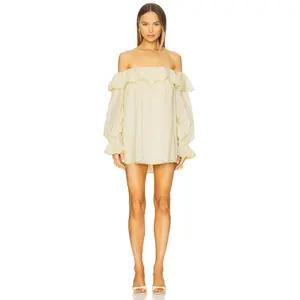 Stone Cold Fox x REVOLVE Abby Mini Dress in Butter Yellow