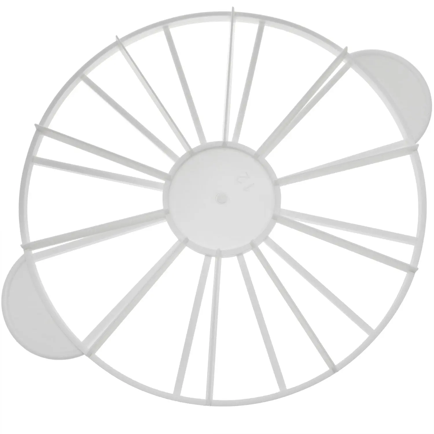 Cake Portion Marker Cheesecake 10/12 Slices Double Sided Slicer With Handle For Pastry Baking (white  26.8cm/10.6in Diameter)