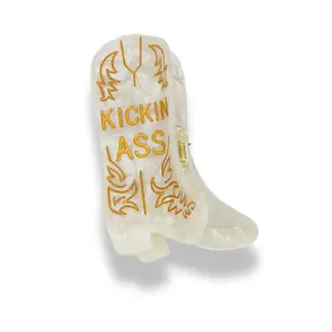 Kickin' Ass Acetate Hair Claw Clip