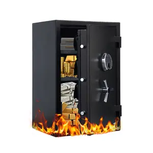 2.5 CUFT Fireproof Home Safe, UL 72 Standard 30-Min Fire Protection, Fingerprint & Digital Keypad Security Safe