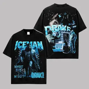 Vintage Drake The Iceman Graphic Tee! Retro OVO Rap Star What Did I Miss Graphic T-Shirt. Perfect Oversized Heavyweight Streetwear Tee for Hip Hop Fans & Vintage Music Apparel Collectors!