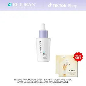 REJURAN Pore Tightening Ampoule – PDRx 5% & c-PDRN 0.5% Facial Serum with AHA/PHA/BHA/LHA & Witch Hazel – Helps Refine the Look of Pores and Improve Skin Texture – Dropper Type Korean Skincare