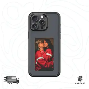 DIY Customizable Photo Phone Case for iPhone 13/14/15 Series - E-INK Display with NFC, Shockproof Smart Case, Fashionable Protective Cover for Smartphones Protection Handheld Casing Cellphone
