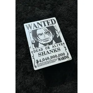 Shanks Wanted Poster Mirror