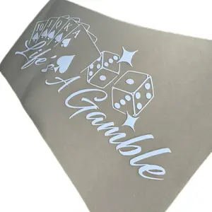 Life’s A Gamble cards DECAL