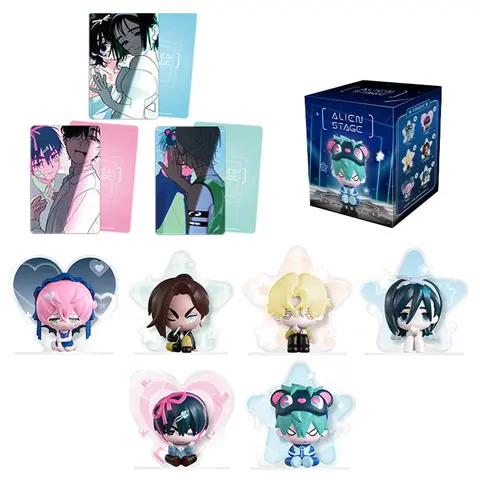 Alien Stage Barou Madness Unisex Vinyl Figure Blind Box - Limited Anime Art Toy for Alien Stage Fans, 12+ Gift-Ready Mystery Collector’s Item with 6 Options, Anime Figure Display Compatible, 12 Years Above Suitable