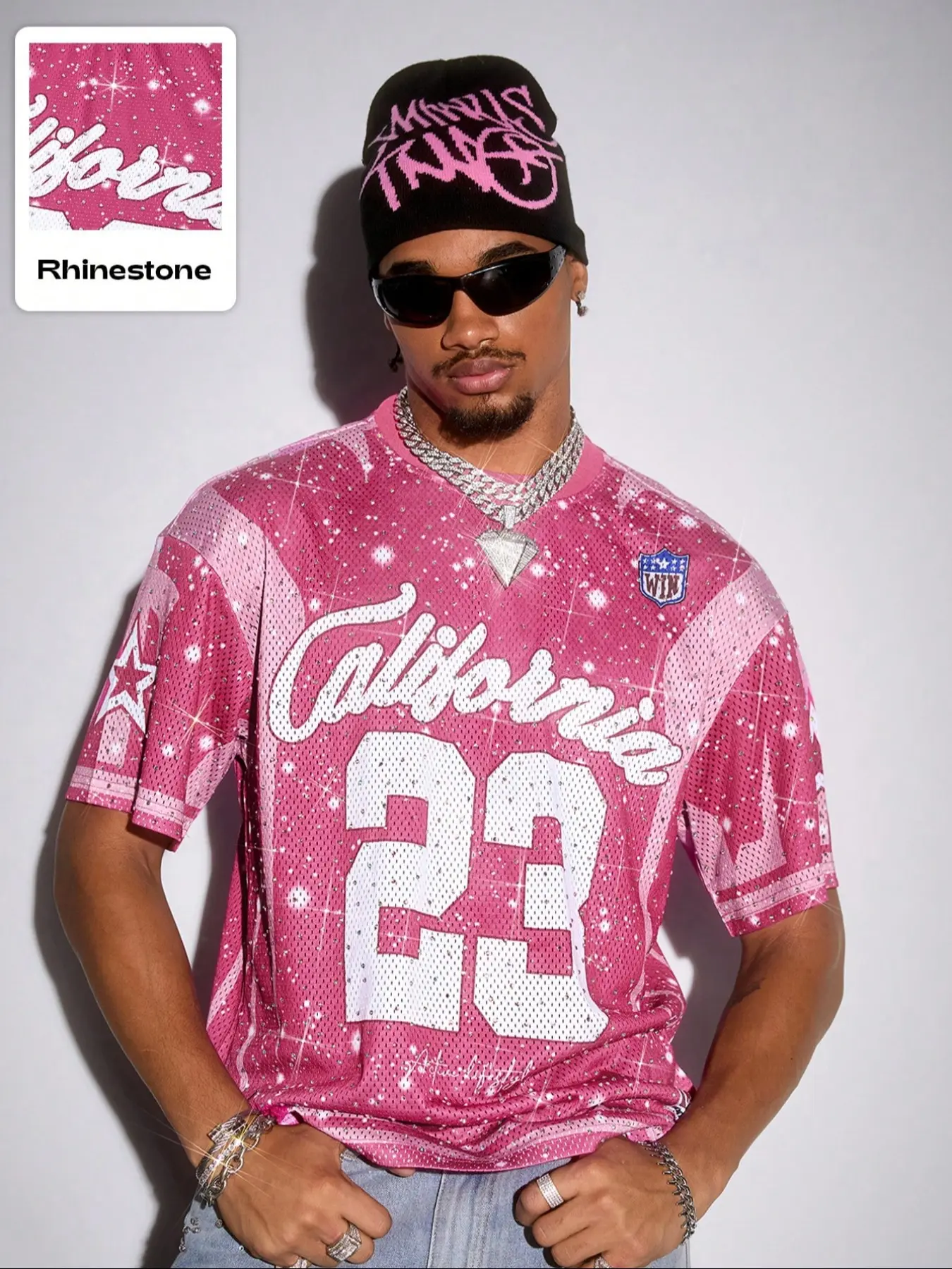 rhinestone jersey fashion nova - TikTok Shop