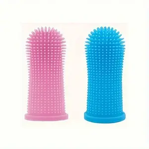 1PC Popular Dog Toothbrush, 360 Dog Toothbrush Kit, Cat Toothbrush, Dog Tooth Cleaning, Dog Finger Toothbrush, Small And Large Pet Dog Toothbrush,