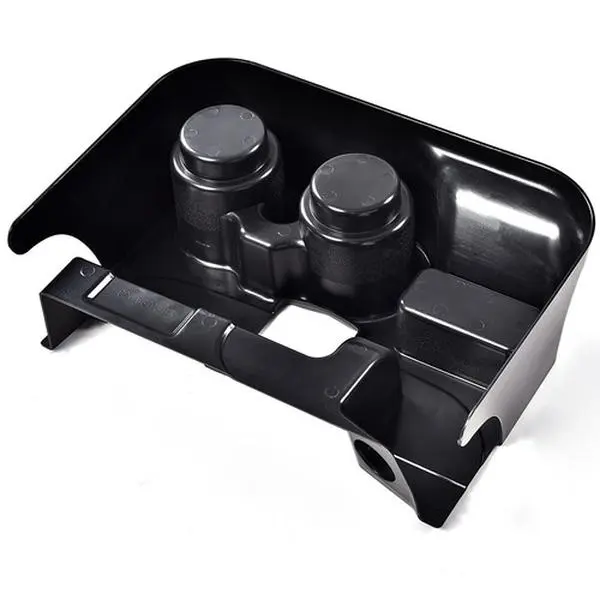 Matte Black Center Console Cup Holder – Fits 2003-2012 Dodge Ram 1500 2500 3500 – High Quality ABS