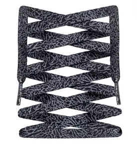 Flat Sublimated Elephant Shoelaces