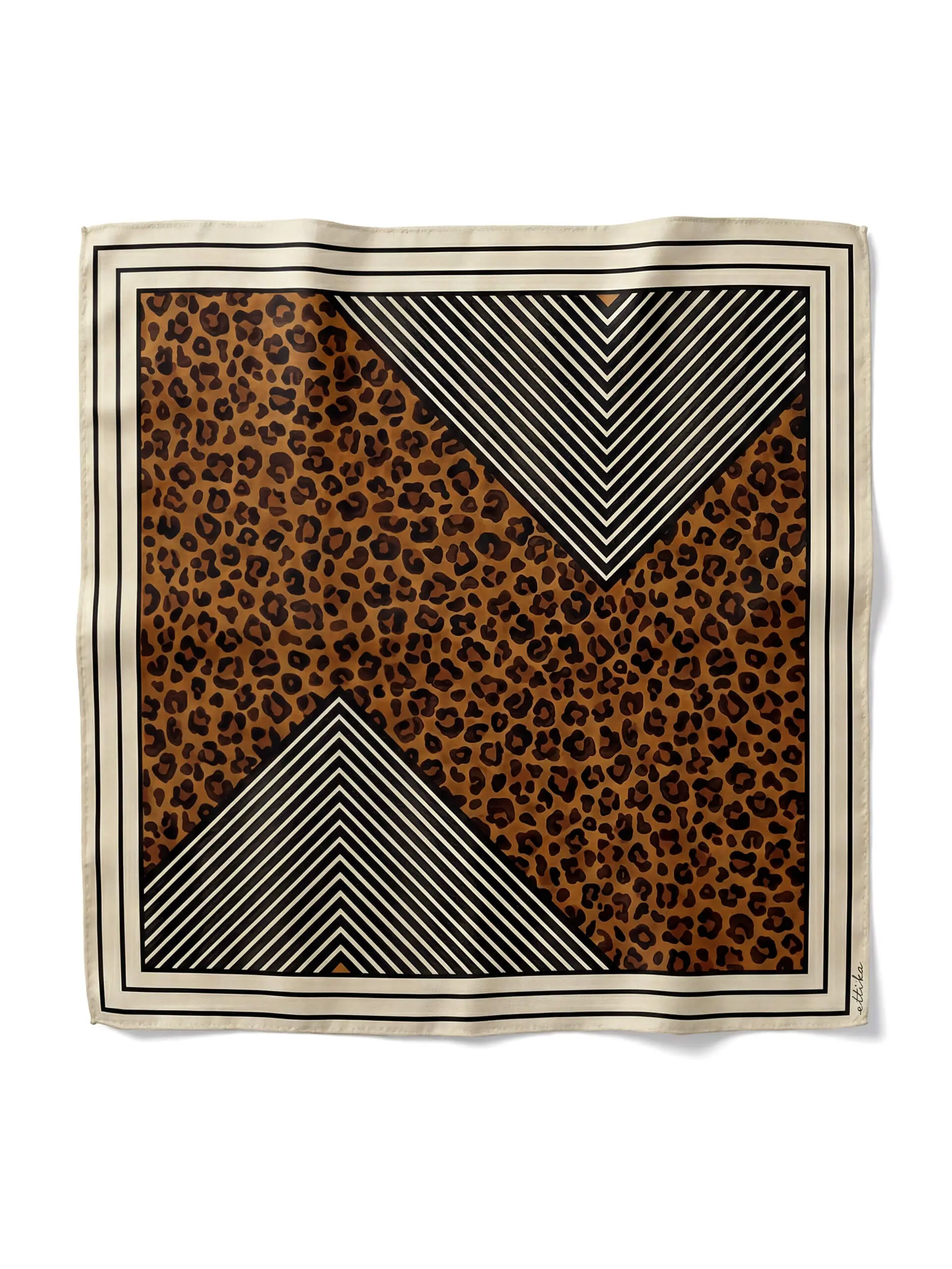 Leopard Stripe Scarf Leopard Stripe Scarf