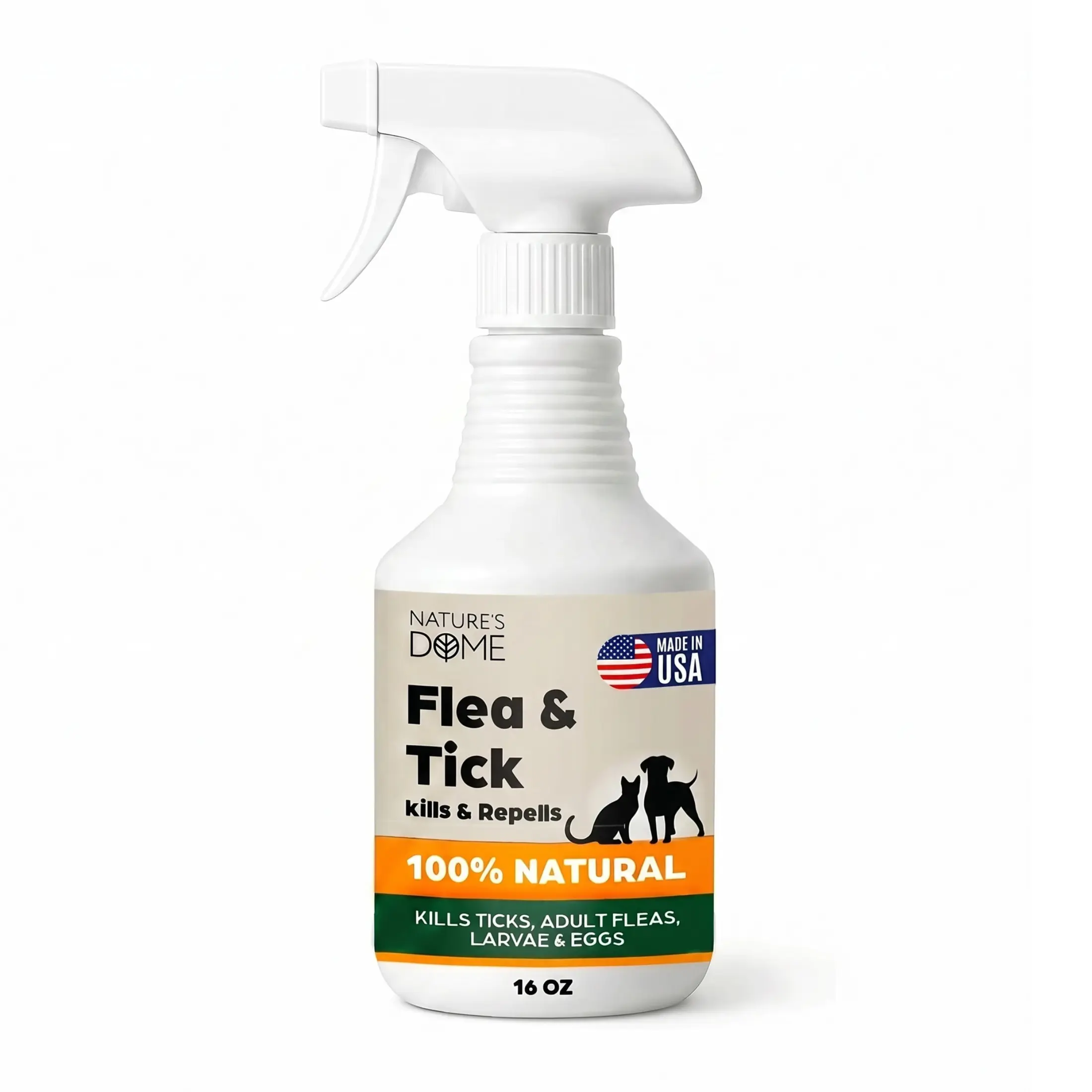 Nature’s Dome Flea & Tick Spray – 16 oz