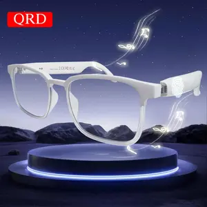 Qrd Gs-13 Smart Bluetooth-compatible Glasses, Touch Control Music Call, Multifunctional Fishing Hiking Travel Driving, for Men Women, Wearable Smart Glasses