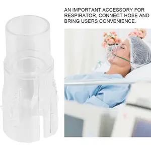 Breathing Tube Connector Adapter for Resmed Airmini Cpap Machine, Soft Tubing Coupler, Compatible with Resmed Airmini Devices