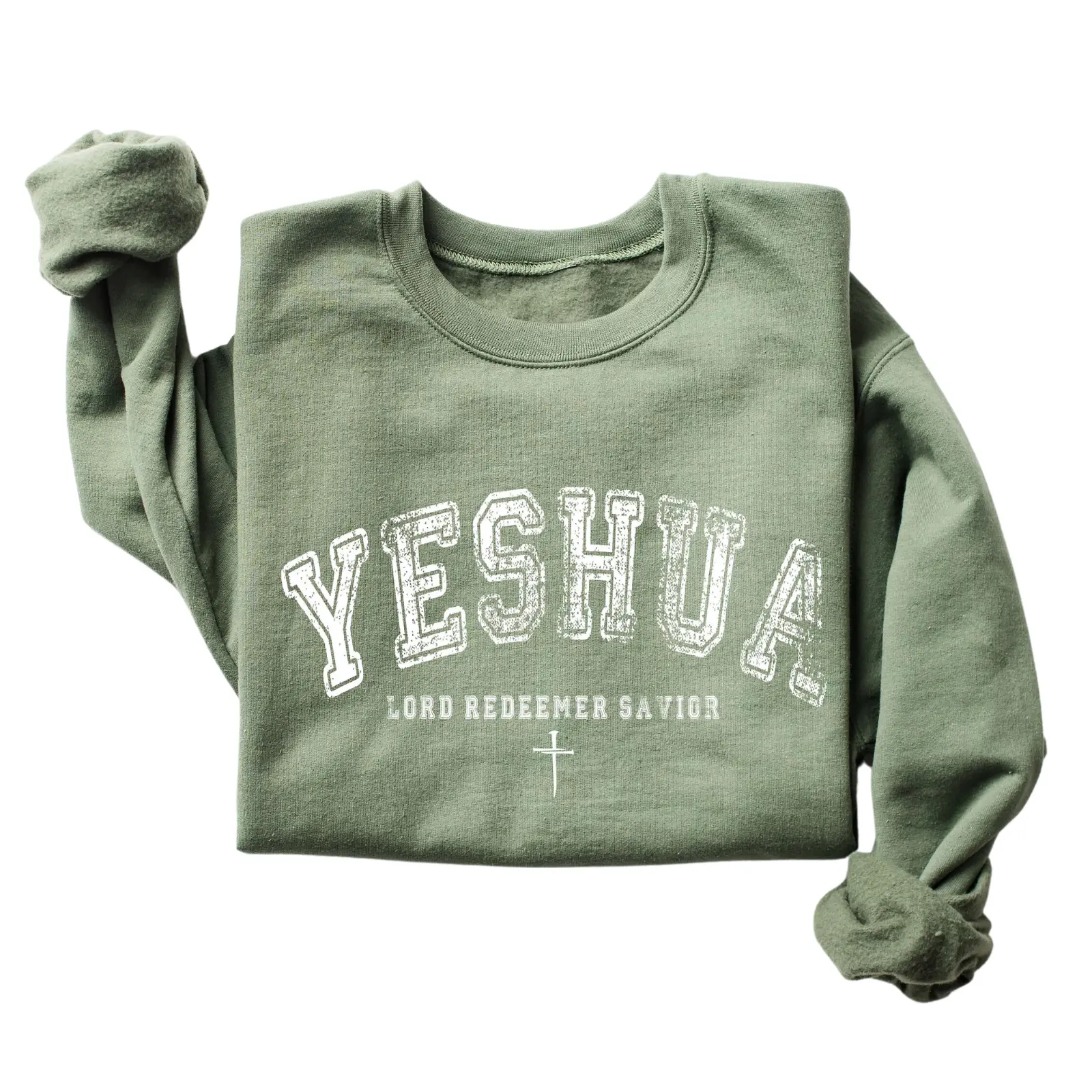 Christian Yeshua Sweatshirt - Religious Sweatshirt - Jesus Apparel - Aesthetic Faith Clothing