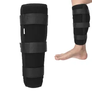 Calf Fixed Stabilizer, Comfortable Calf Support Strap Splint Tibia and Fibula Protector Shank Fracture Fixation Strap for Men and Women (L)