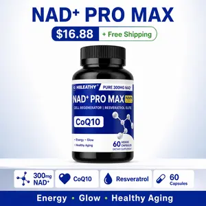 HIILEATHY NAD+ PRO MAX – Premium NAD+, CoQ10 & Resveratrol Blend | Designed for Women’s Daily Wellness