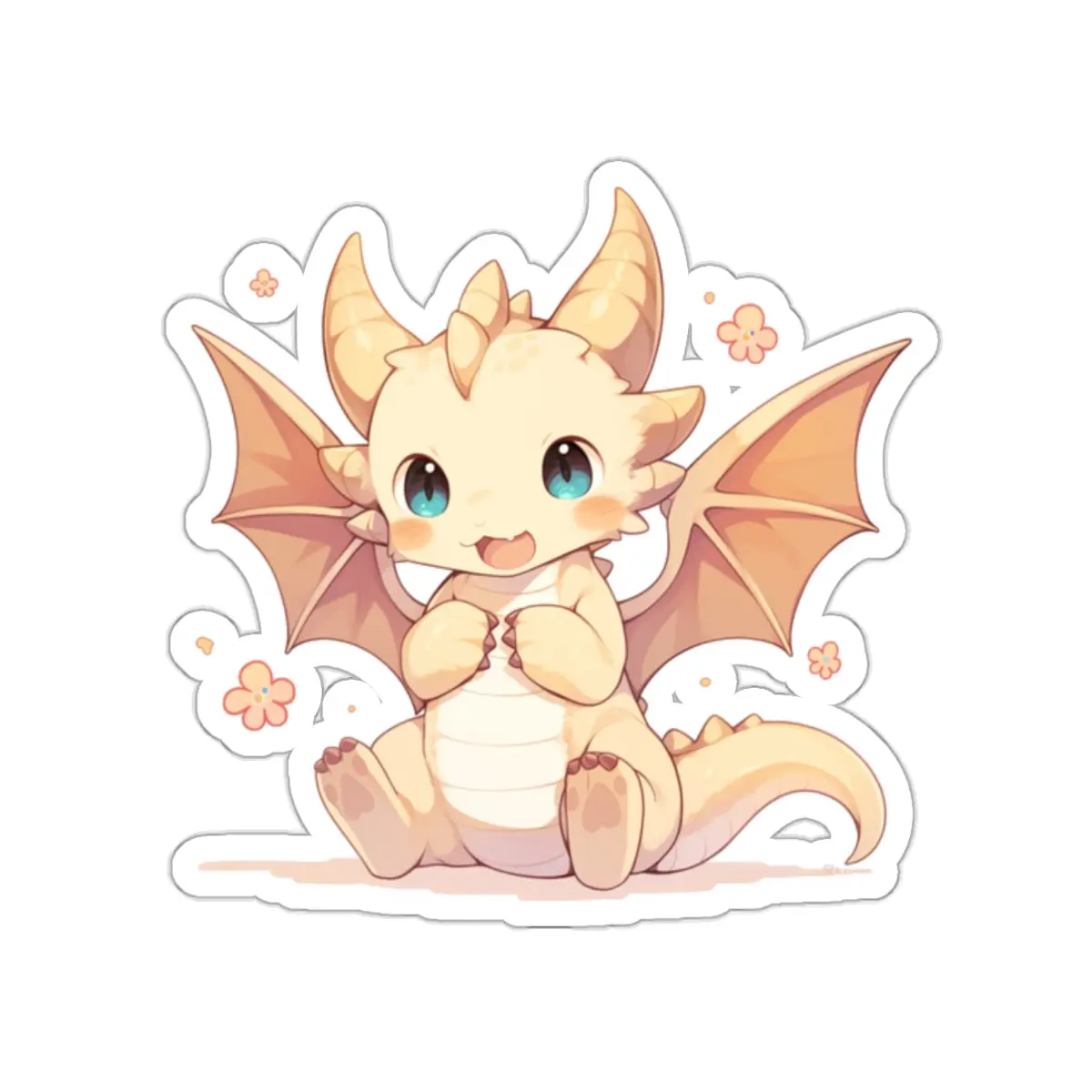Cute Dragon Stickers - Cute Sticker Pack for Laptop, Journal, and Window