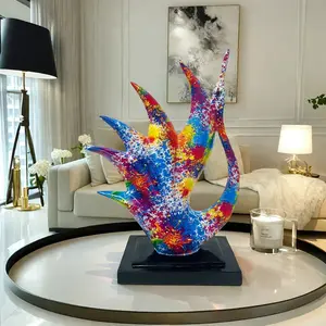 Elegant Dancing Swan Resin Statue, Home Office Bar Decoration, Indoor Outdoor Placement, Perfect Gift Choice