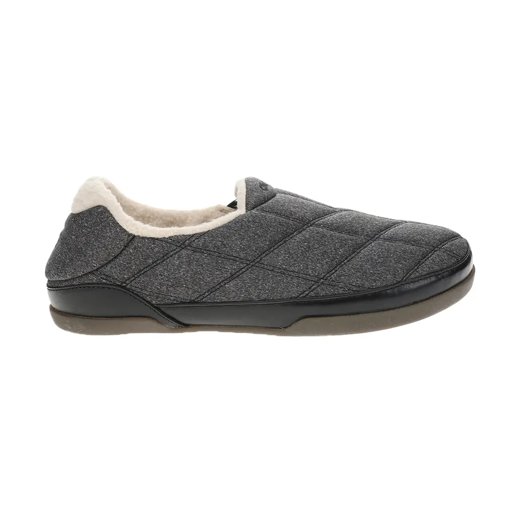 Olukai Mens Puku'i Quilted Casual Slippers Casual - Grey