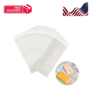 200PCS Popsicle Bags Sealable, Ice Pop Bags For Ice Cream 6.3" x 3.2" Disaposable