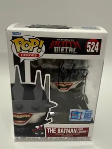 Pop Heroes Dark Knights Dark Metal The Batman Who Laughs #524 Signed