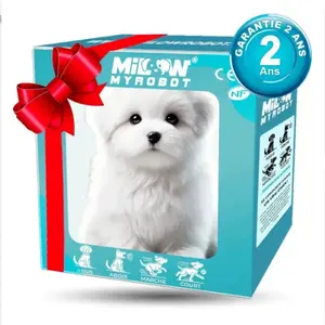 2026New panda Cute Realistic Robot Puppy Plush Interactive Walking Simulated Puppy Barking Tail Wagging Puppy Plush Toy Chilren(Without Battery) Children's Day Surprise Gift Mother's Day Gift