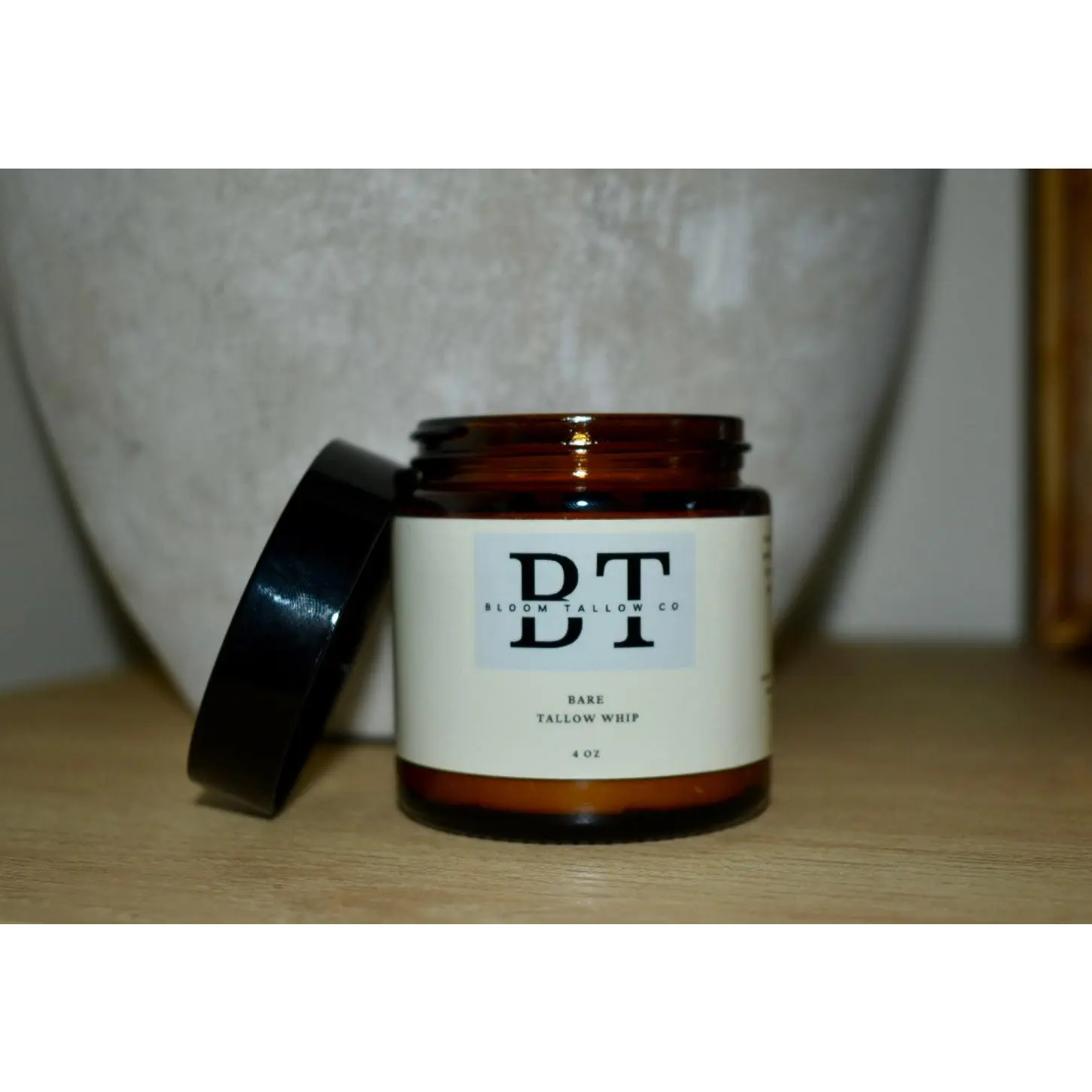 Bare - Unscented Whipped Tallow Moisturizer with Jojoba Oil  